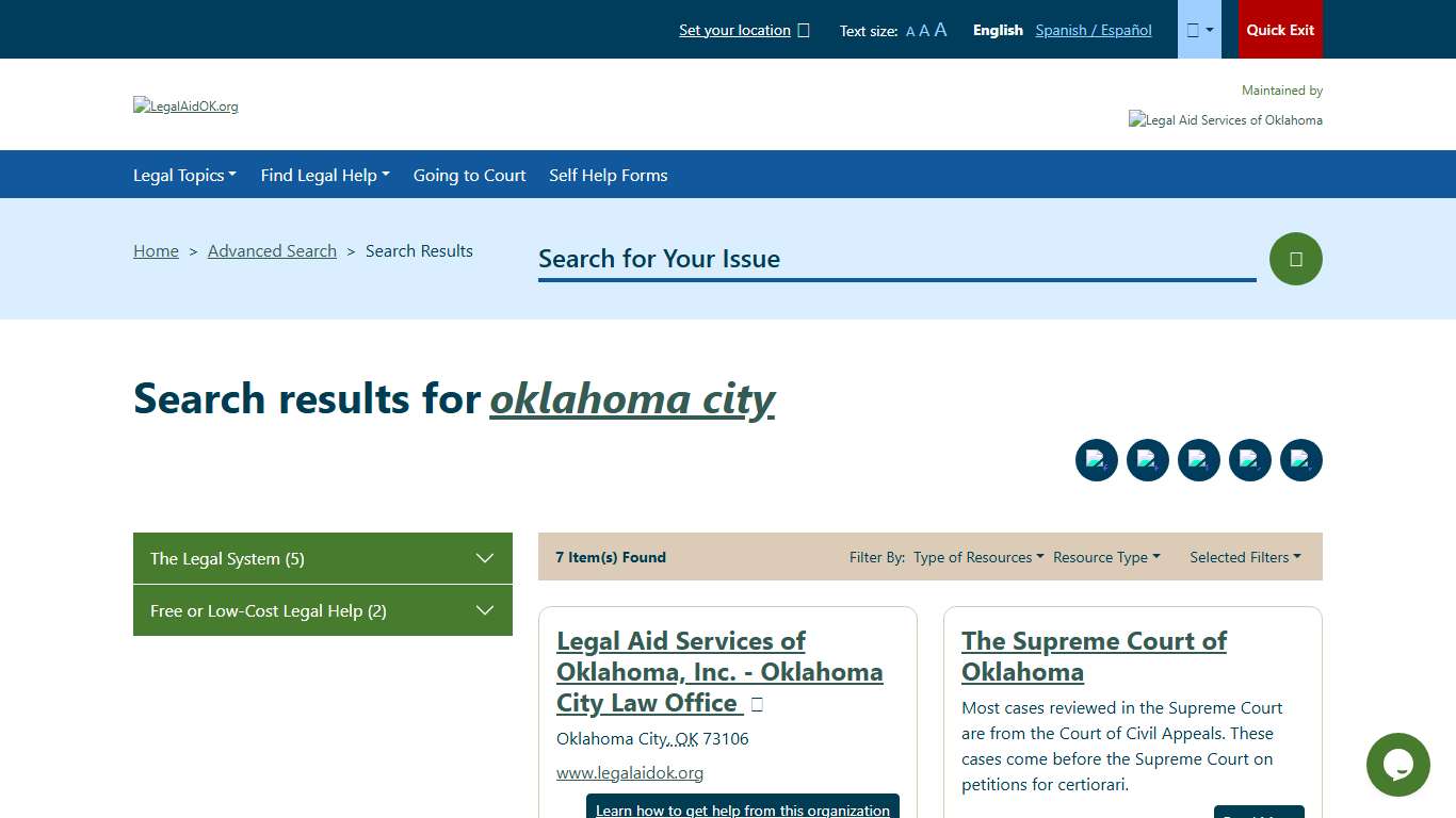 oklahoma city - Search Welcome to Legal Aid Services of Oklahoma's guide to free legal help in Oklahoma.